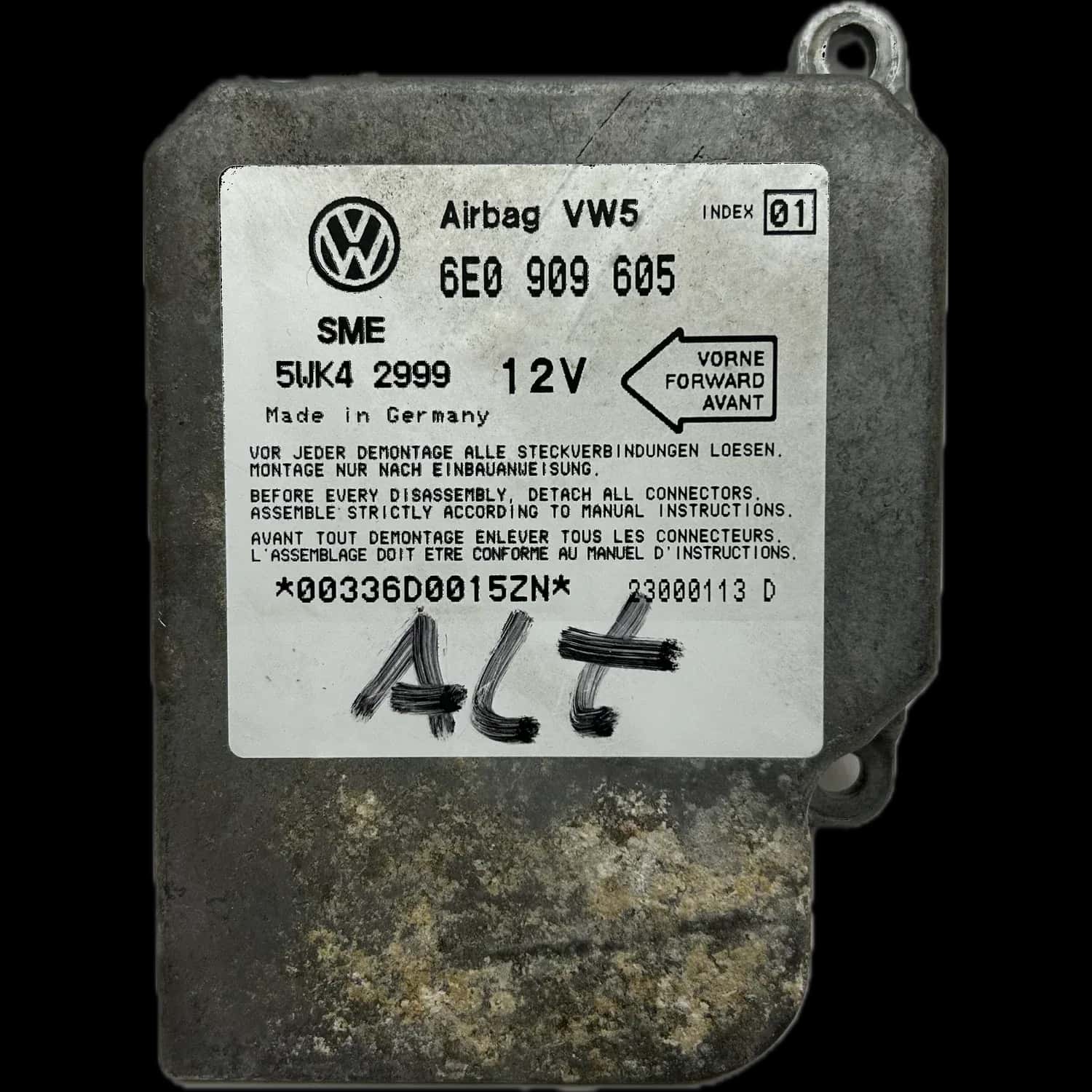 Naprawa sterownika poduszek powietrznych Volkswagen Lupo 6X
