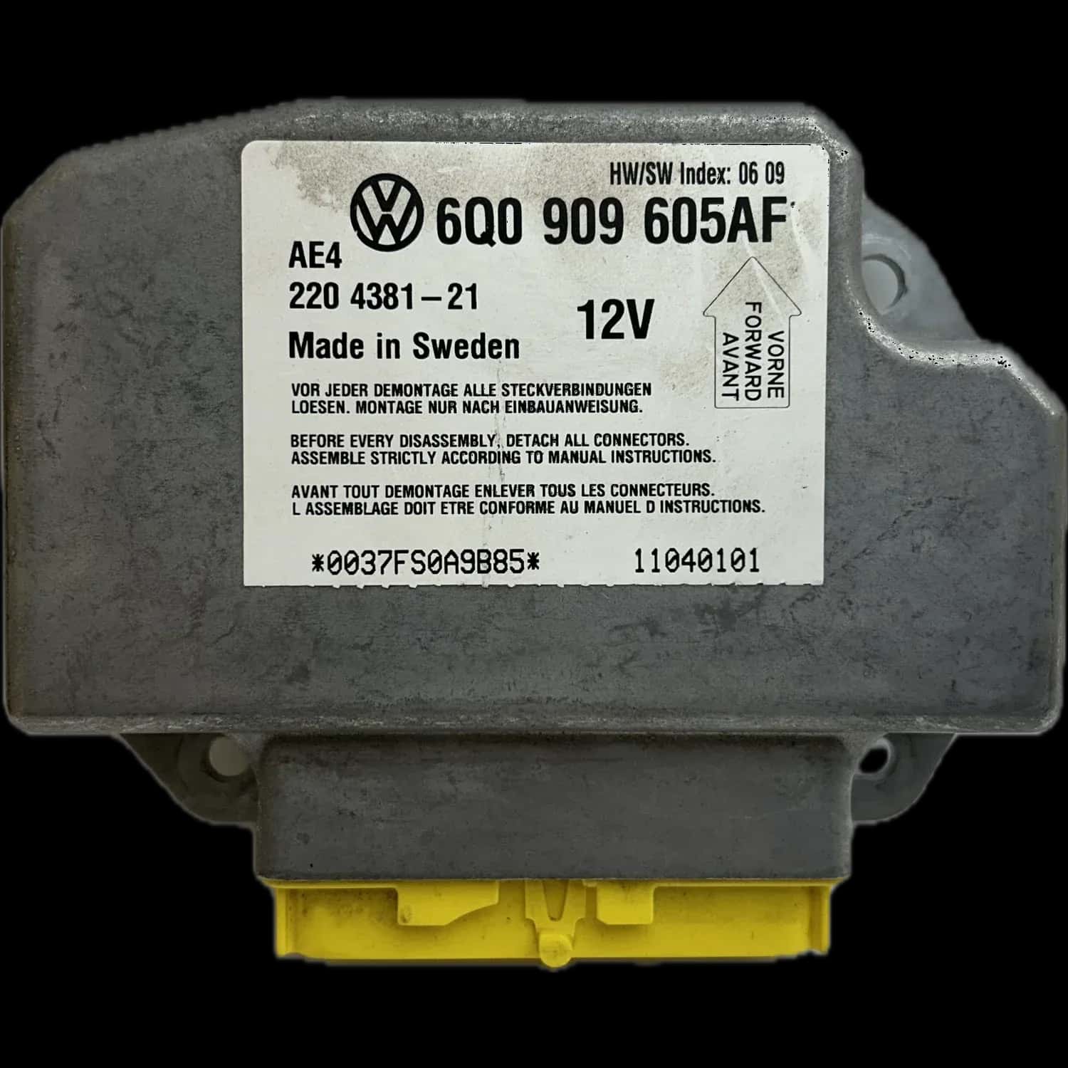 Naprawa sterownika poduszek powietrznych Volkswagen New Beetle