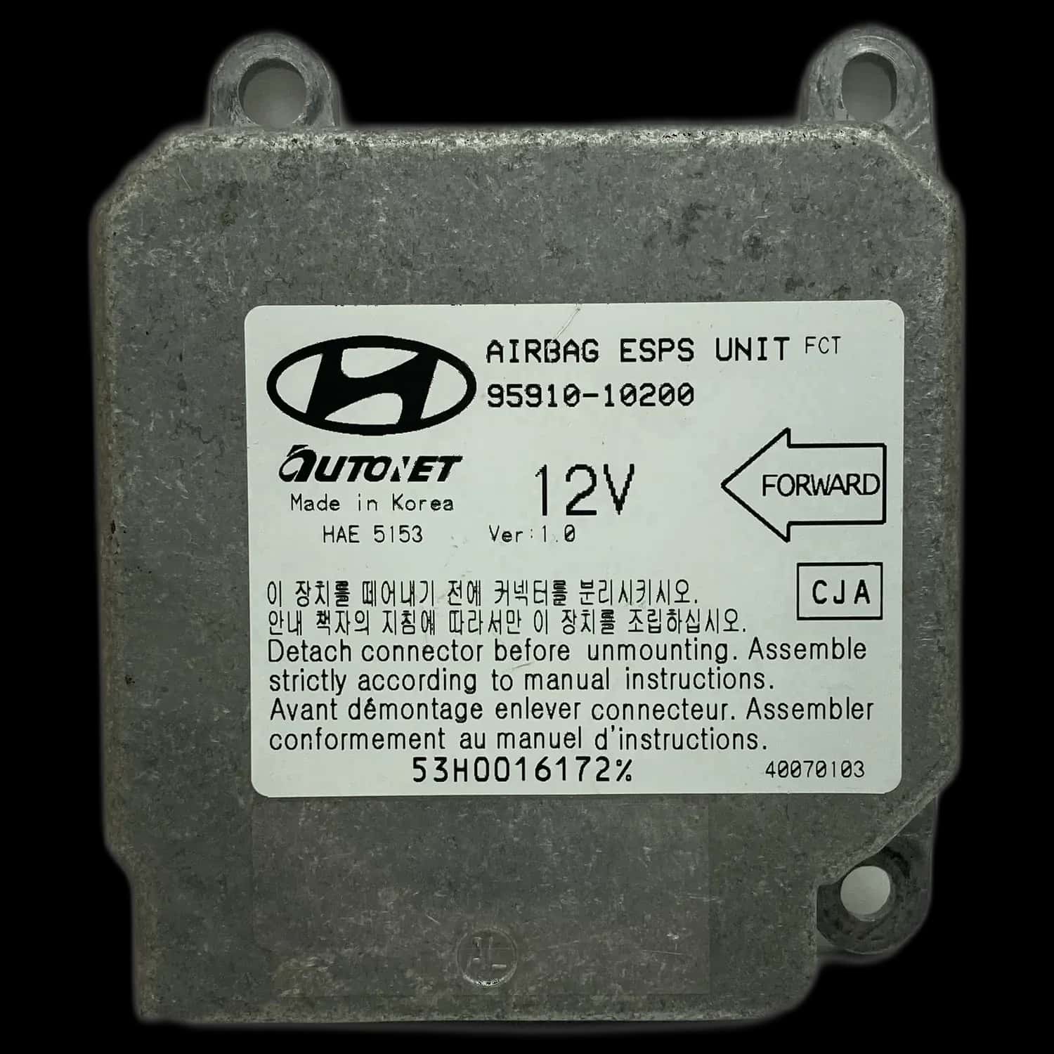 Hyundai Matrix FC Naprawa sterownika poduszek powietrznych