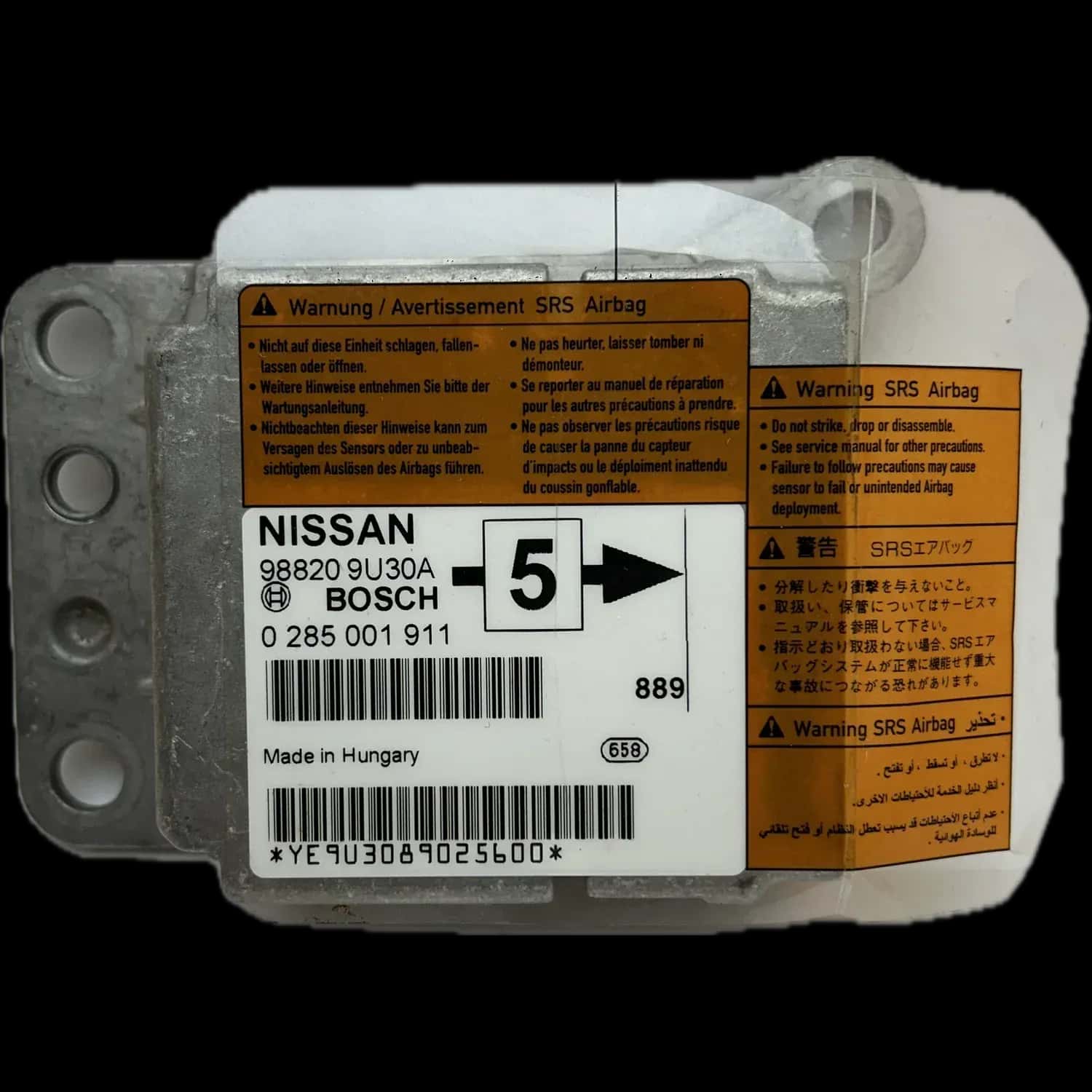 Nissan Note E11 Naprawa sterownika poduszek powietrznych
