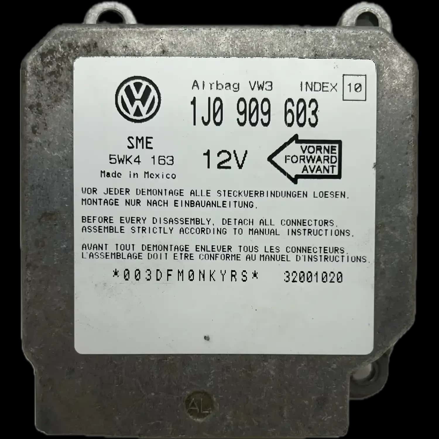 1J0 909 603 sterownik poduszek powietrznych – część zamienna