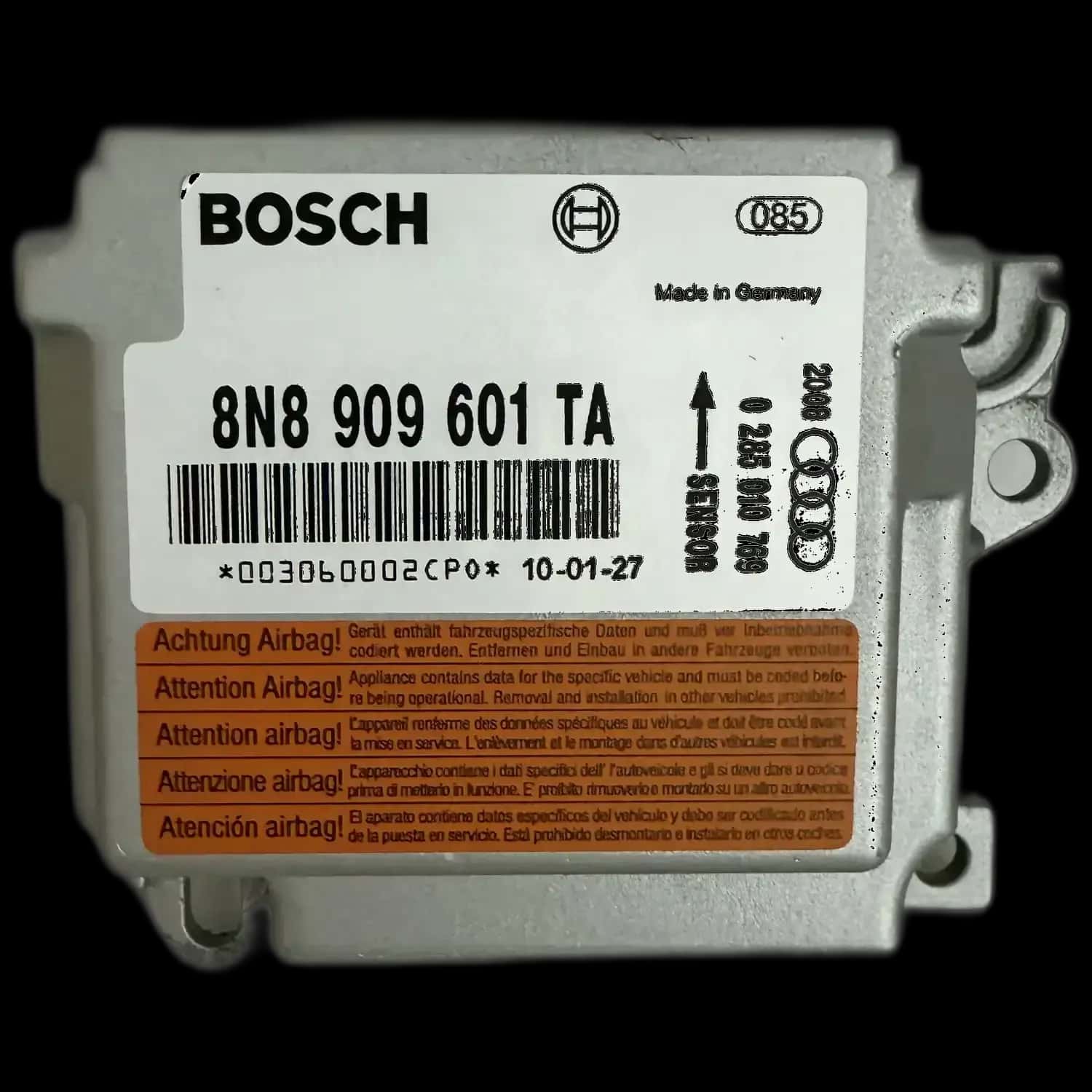 8N8 909 601 TA sterownik poduszek powietrznych – część zamienna