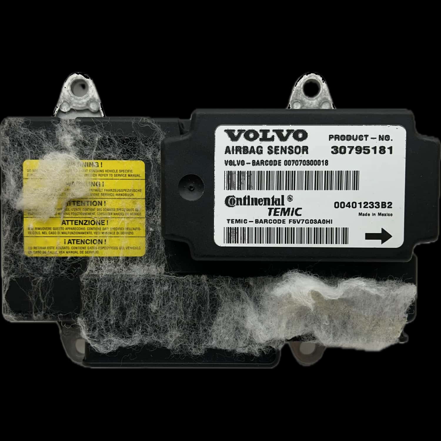 Naprawa sterownika poduszek powietrznych Volvo C70 M