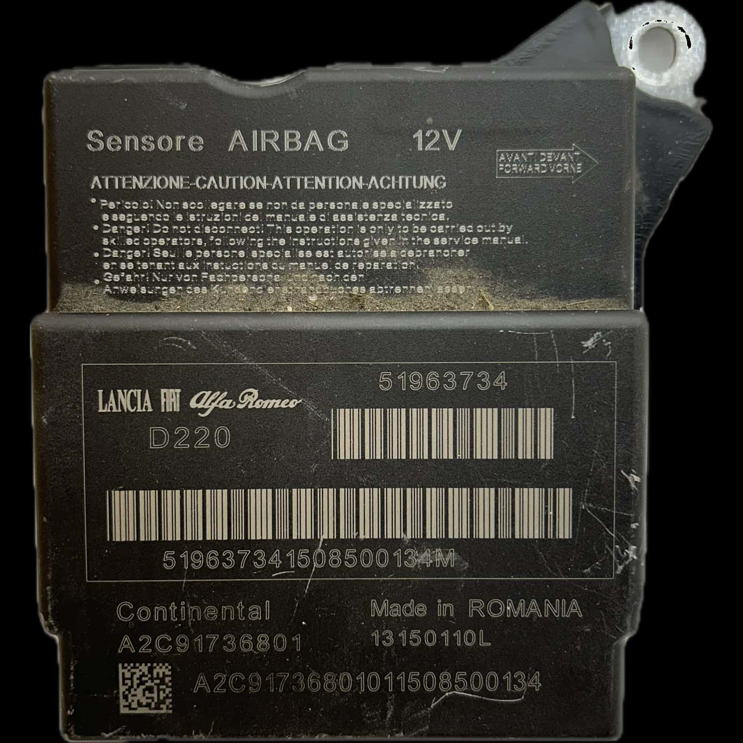 Fiat 500L 199 Naprawa sterownika poduszek powietrznych