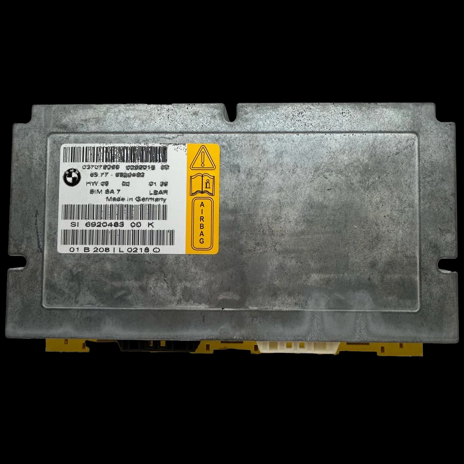 Sterownik poduszek powietrznych 65776920483, Etykieta