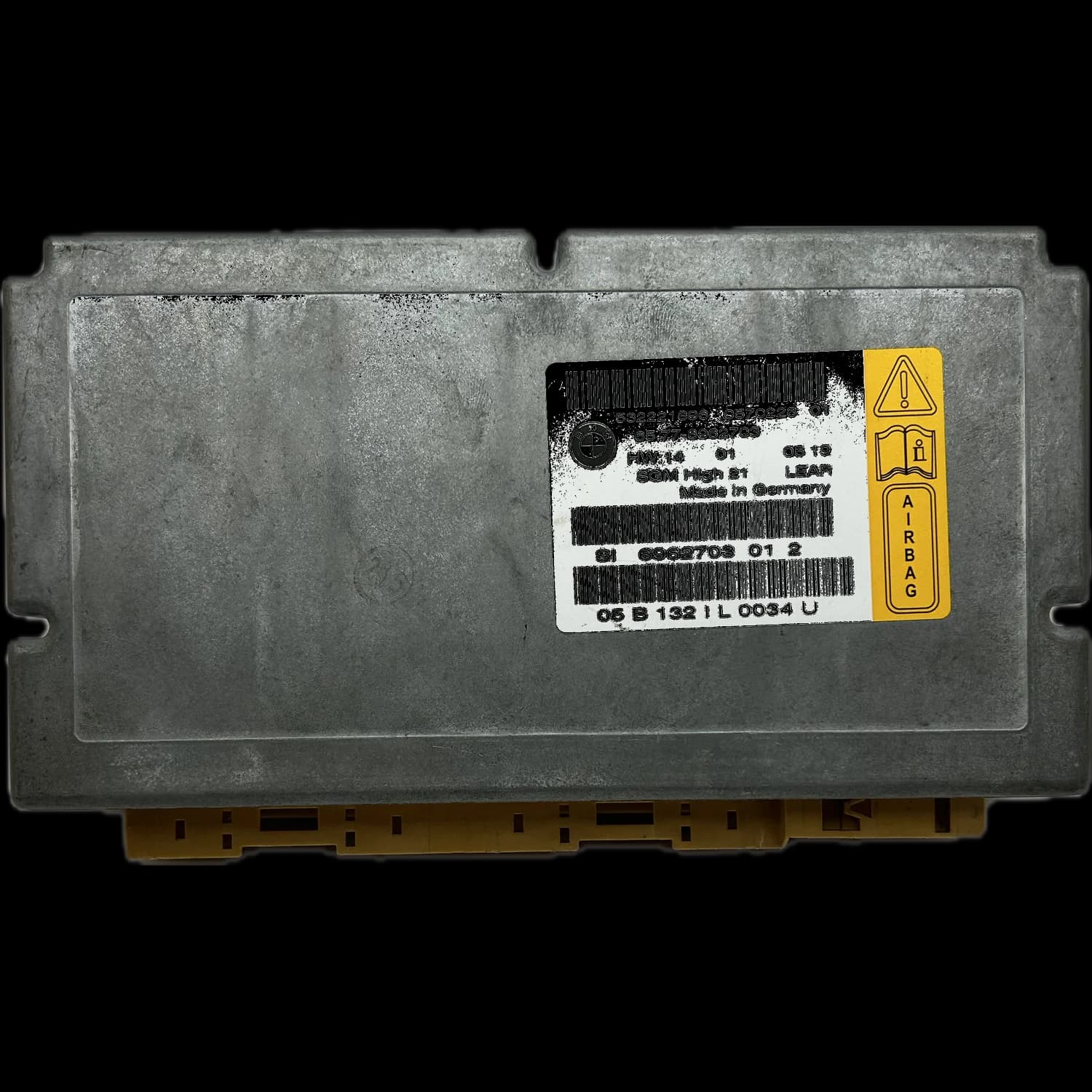 Sterownik poduszek powietrznych 65776962703, Etykieta
