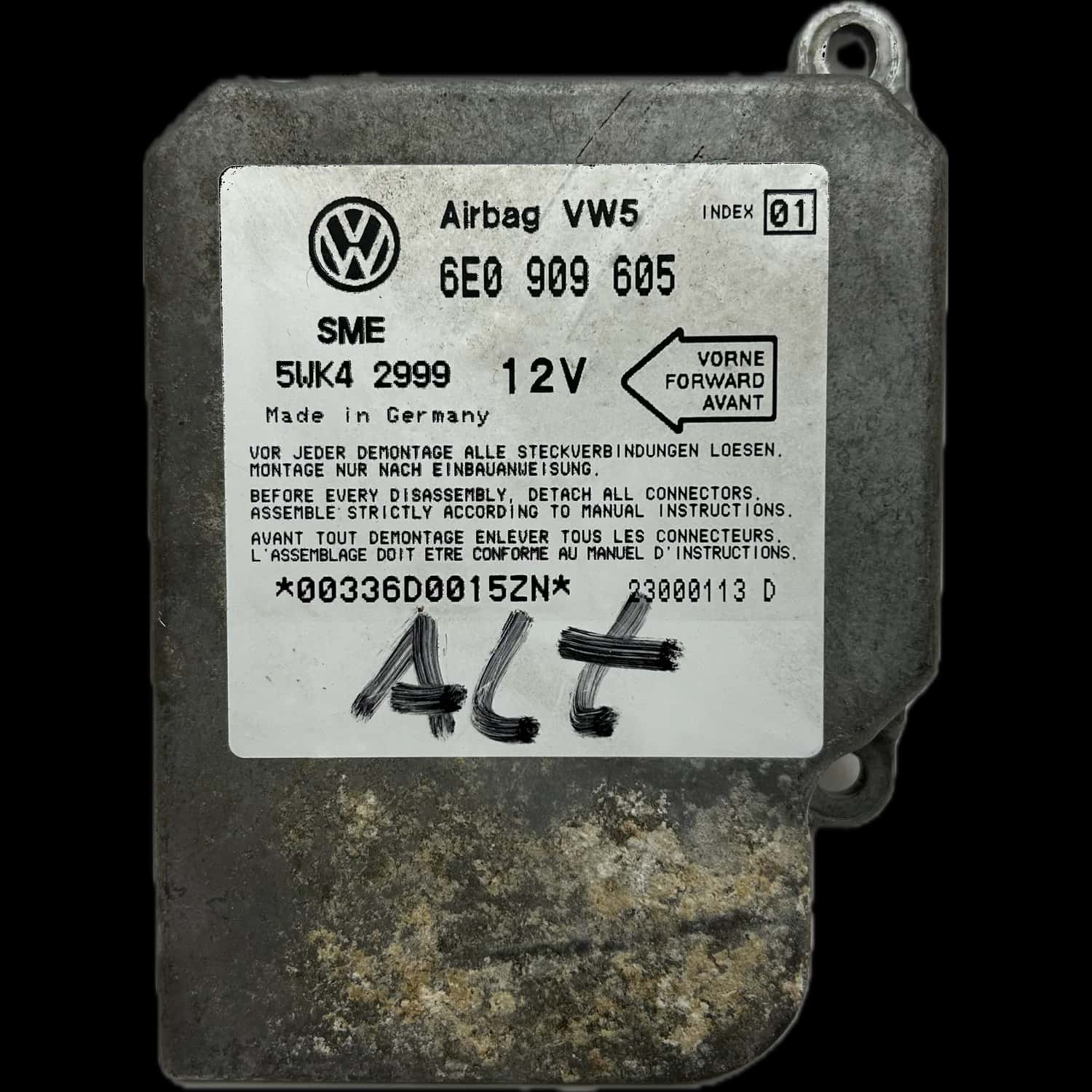 Naprawa sterownika poduszek powietrznych Volkswagen Lupo 6X