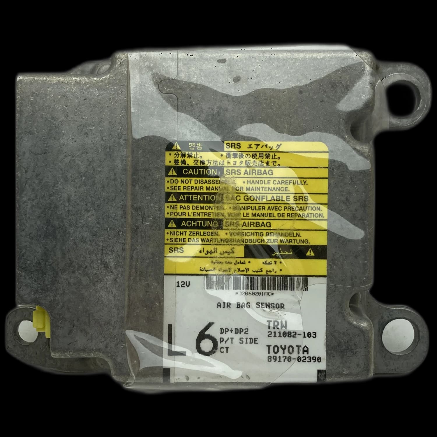 Sterownik poduszek powietrznych 89170-02390, Etykieta