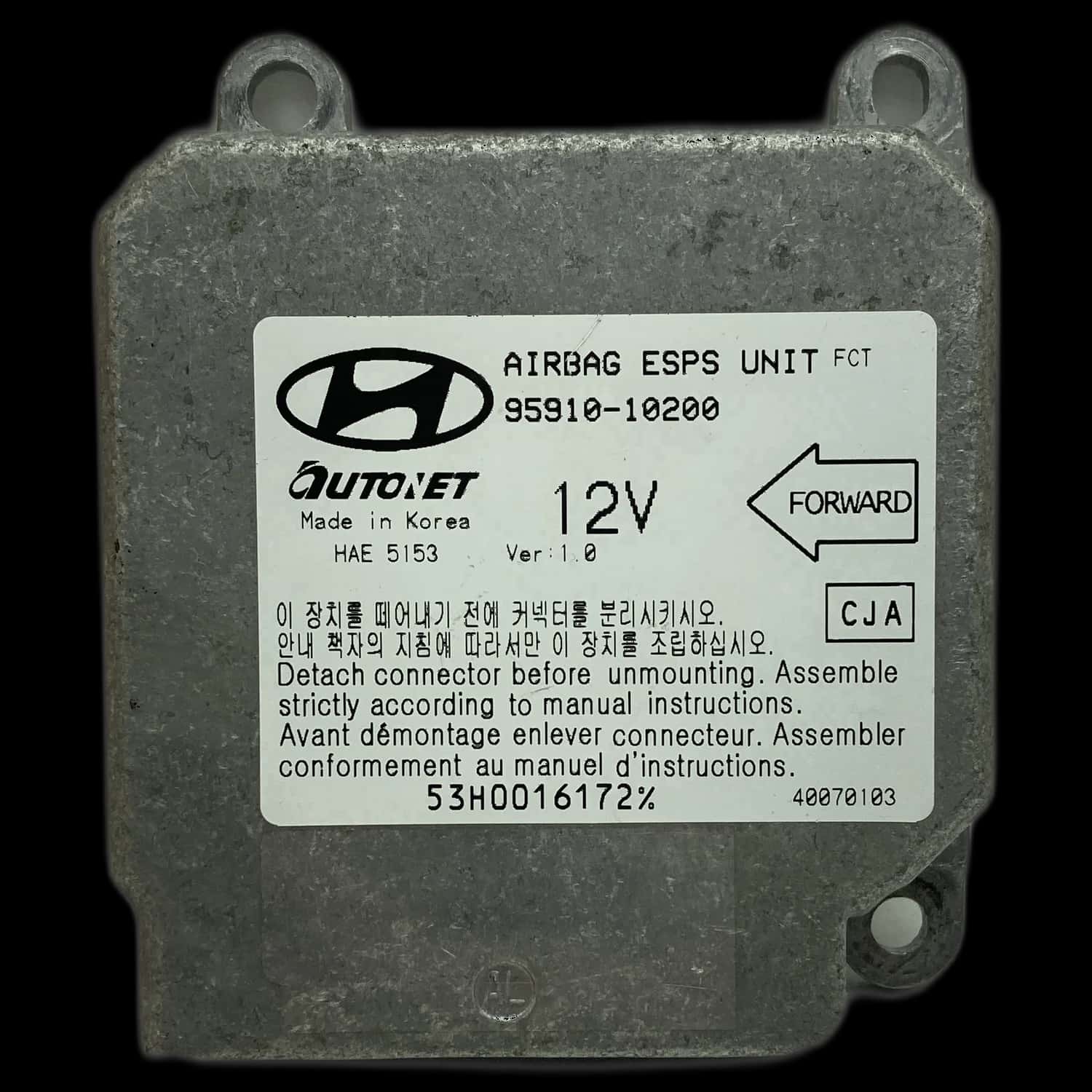 Hyundai Matrix FC Naprawa sterownika poduszek powietrznych