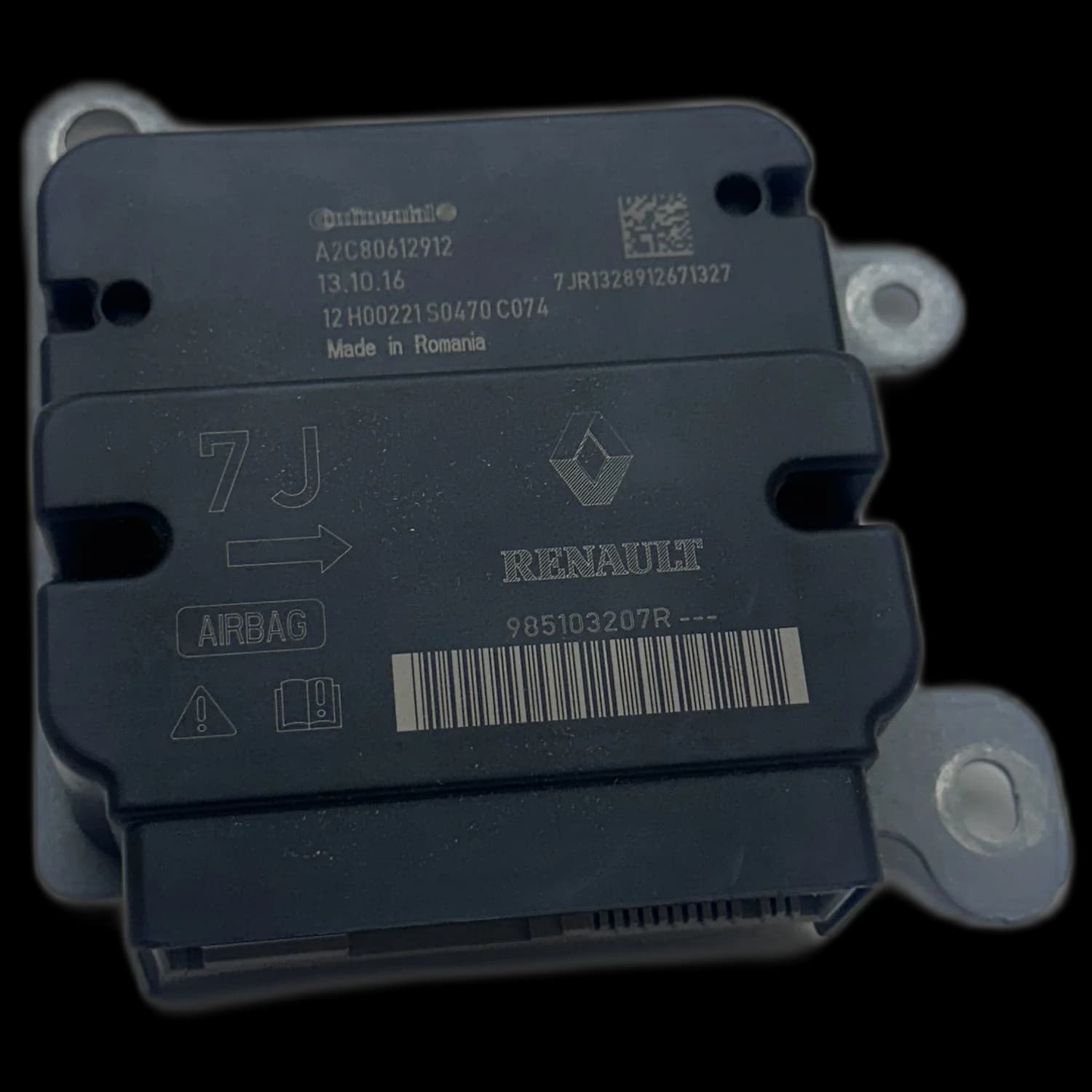 Sterownik poduszek powietrznych 985103207R, Etykieta