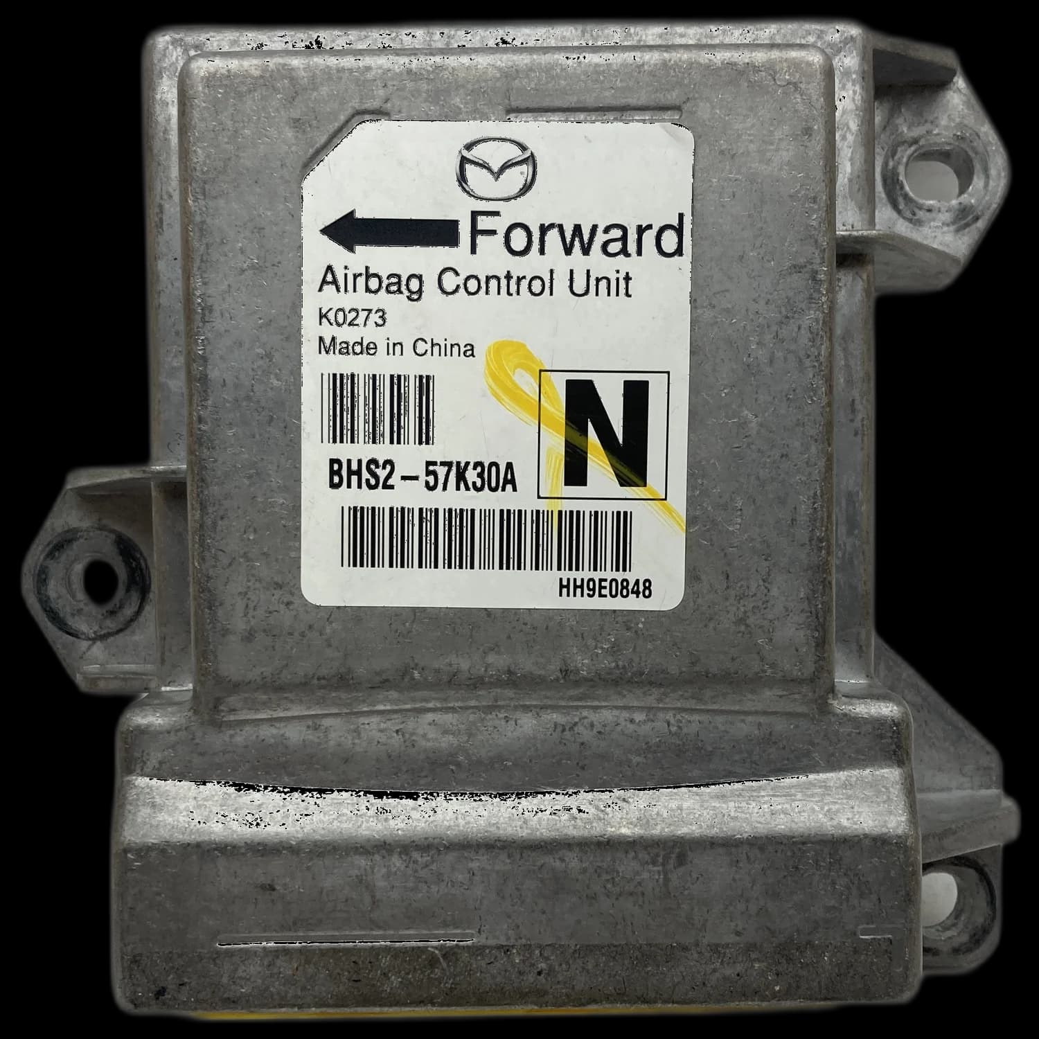 Sterownik poduszek powietrznych BHS2-57-K30A, Etykieta