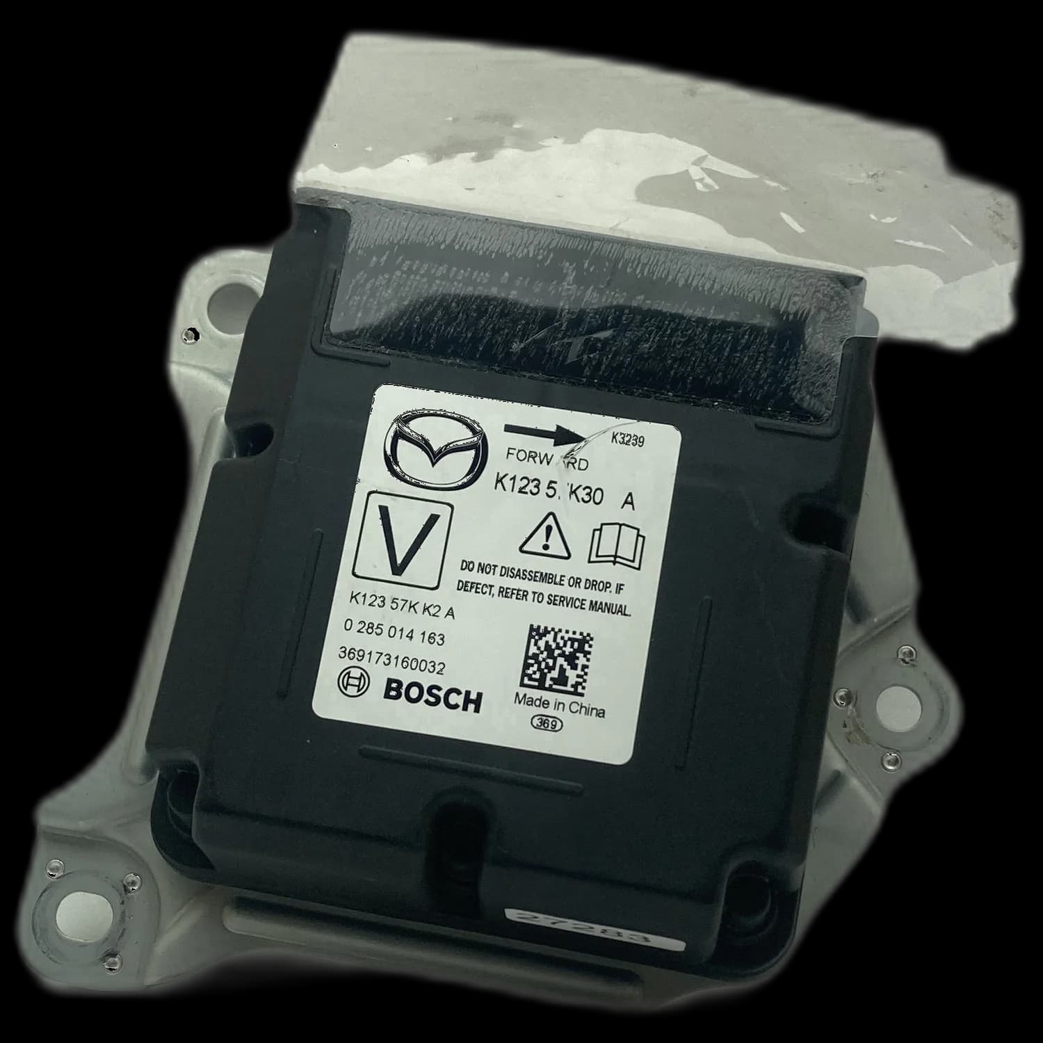 Sterownik poduszek powietrznych K123 57K30 A, Etykieta